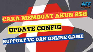 CONFIG MAXTREAM SUPPORT VC DAN ONLINE GAME ! CARA MEMBUAT AKUN SSH | AFF2020
