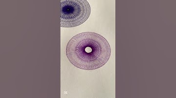 Spirograph Patterns #art #noise #impossible #satisfying #relaxing #drawing #spiroart #shorts #asmr