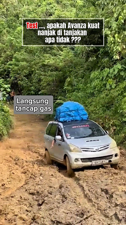 Detik detik mobil Avanza gak kuat nanjak. #driver #avanza #mobiloleng
