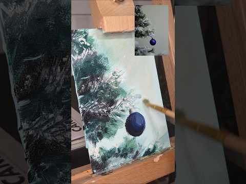 paintmas day 4 🎄 #art #painting #oilpainting #oilpaint #artstudy #christmas #holidays #artjourney