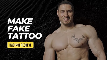 How To Make Fake Tattoo DaVinci Resolve