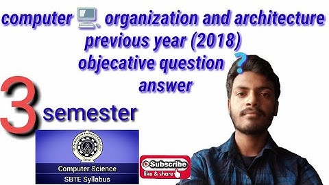computer organization and architecture|3sem|bihar polytechnic|previous year 2017odd questions answer
