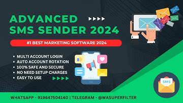 Best SMS Sender Software 2024 | Bulk SMS Marketing Tool | Multi-Account Login & Auto Rotation