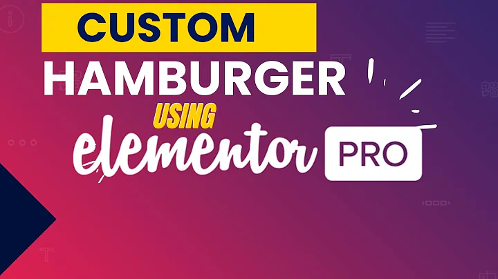 How to Create a Custom Hamburger Menu in Elementor | Step-by-Step Tutorial