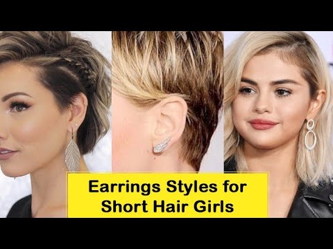  Guide to Choose the Best Earrings for Short Hair | LATEST EARNING ...