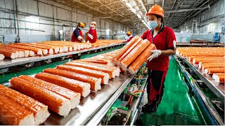 How Fish Cake, Crab Stick and Sea Grape Production in Japan  Japan Seafood Farm and Harvesting