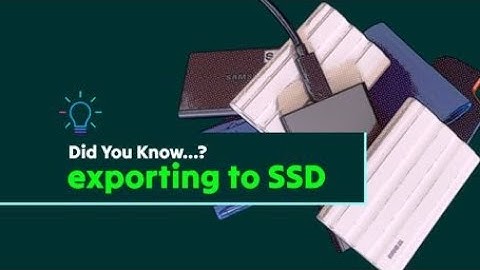 Exporting your videos to SSD: 2 Ways (iOS)