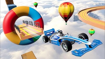 Formula Car Racing Stunts 3D - Impossible Car Mega  Ramp  Simulator - Android gameplay