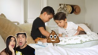 BABYSITTING NEWBORN BABY SISTER ALONE...FUNNIEST THING HAPPENS! | The Chavez Family