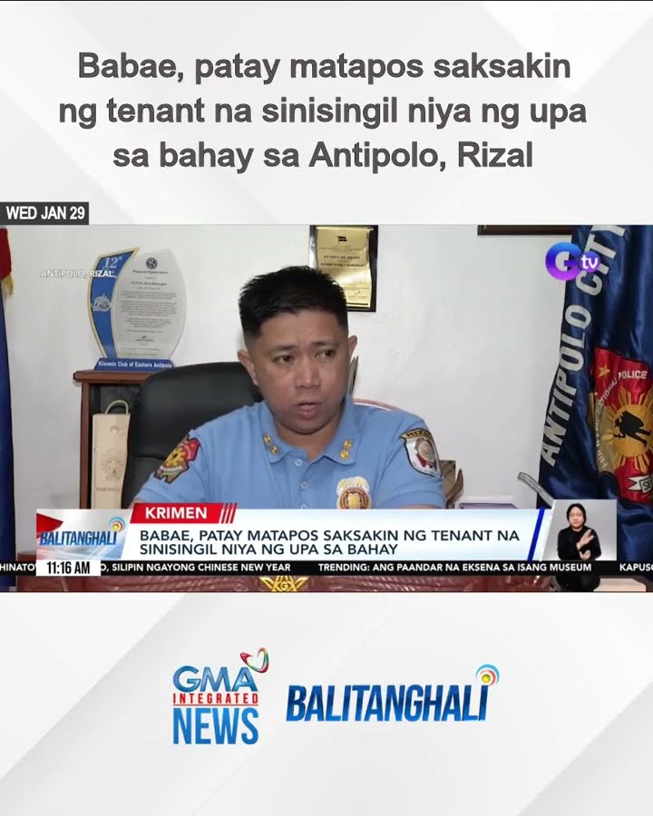 Babae, patay matapos saksakin ng tenant na sinisingil niya ng upa sa bahay | Balitanghali
