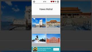 Famous Monuments of the World - Landmarks Quiz gameplay on Android screenshot 1