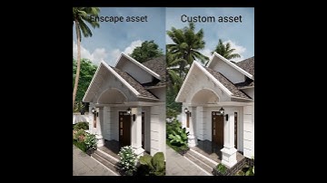 enscape custom asset library #enscaperendering #enscapeforsketchup #enscape2 #assets