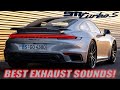 2022 Porsche 911 992 Turbo Best exhaust sounds!