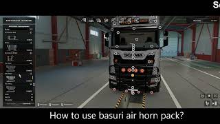 Basuri Air Horn Pack ETS2 Tutorial screenshot 2