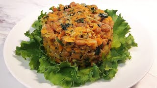 ВКУСНЫЙ САЛАТ С ФАСОЛЬЮ ВКУСНЫЙ САЛАТ С ФАСОЛЬЮ
