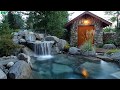 Jardines con cascadas hermosas/ Gardens with beautiful waterfalls
