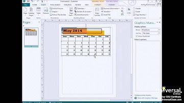Inserting Shapes and Other Items in Microsoft Publisher 2013 Tutorial