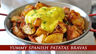 CountryStyle PATATAS BRAVAS with Peppers, Onions & Aioli