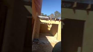 Bad example of a 3x3 grid, portal nailing, garage nailing pattern