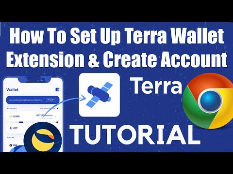 How To Set Up Terra Wallet Extension and Create Account | Terra Luna Wallet | Crypto Wallets Info
