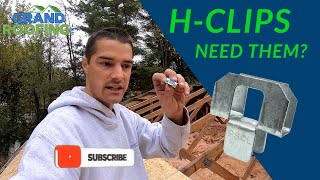 Roof decking H clip what is an H clip and why they are so important! + Time laps and drone montage