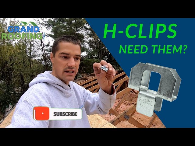Roof decking H clip what is an H clip and why they are so important! + Time  laps and drone montage 