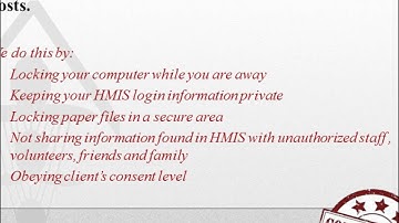 HMIS New User Training Presentation