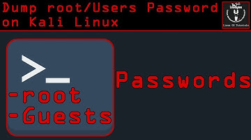 Dump root/guests Users Passwords on Kali Linux [HD] ✔