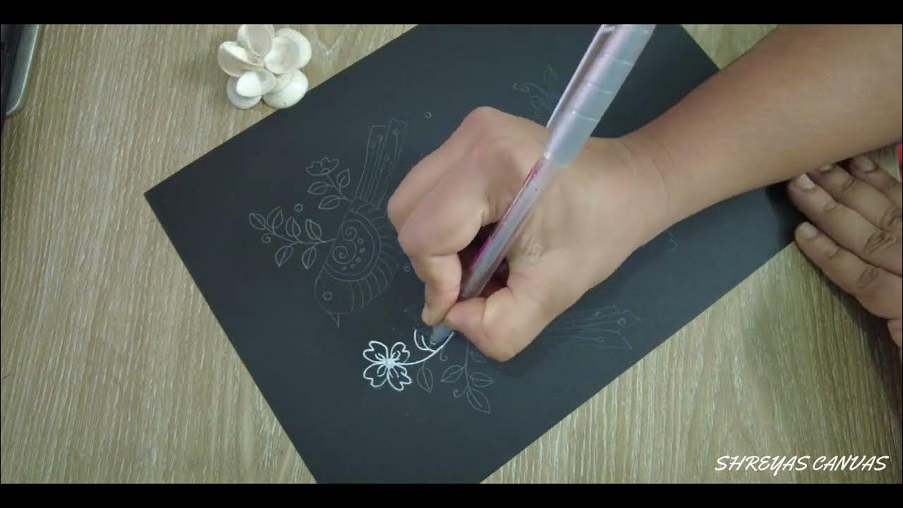 How to draw black sketch Step by step pencil sketch drawing YouTube