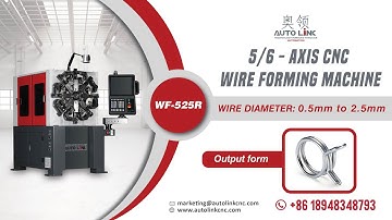 Spring type hose Clamp | 5 - Axis CNC Wire Forming Machine | Automotive Industry