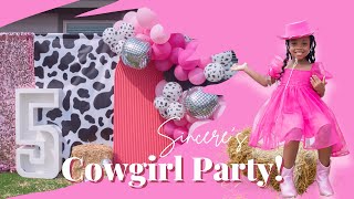 Sincere's 5th Rodeo | Cowgirl Theme Kids Party