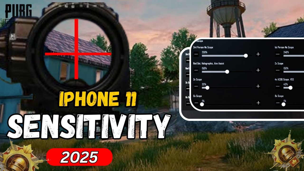 iphone 11 pro pubg sensitivity code 2025
