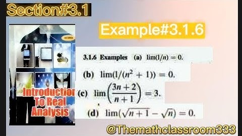 Section#3.1 Examples#3.1.6 (a)&(b)&(c)&(d) and (e) Complete and easy proof