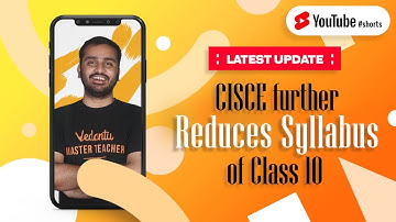 ICSE Latest News | CISCE Further Reduces Syllabus of Class 10 | ICSE Board Exam 2021-22 | #Shorts