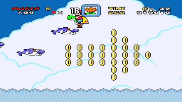 Riding the dolphin - Super Mario World