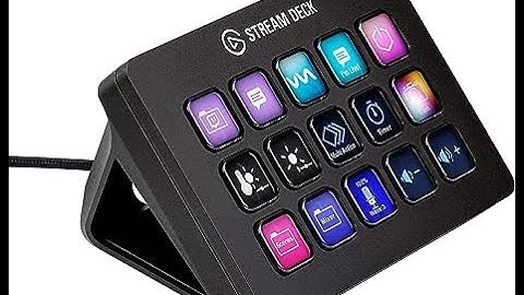 Elgato Stream Deck MK.2: controlador de estudio, 15 teclas macro para OBS, Twitch, ​YouTube