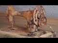 1913 Singer Sewing Machine Restoration Extremely Rusty  Restiration46