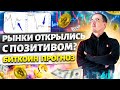 Биткоин прогноз. Не самый плохой понедельник