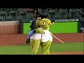 Hey Daddy-O! (MLB Houston Astros Mascot Orbit Reunited With His Father)