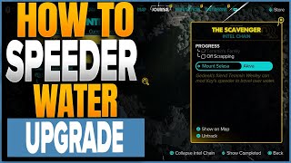 How To Upgrade Speeder To Go Over Deep Water In Star Wars Outlaws