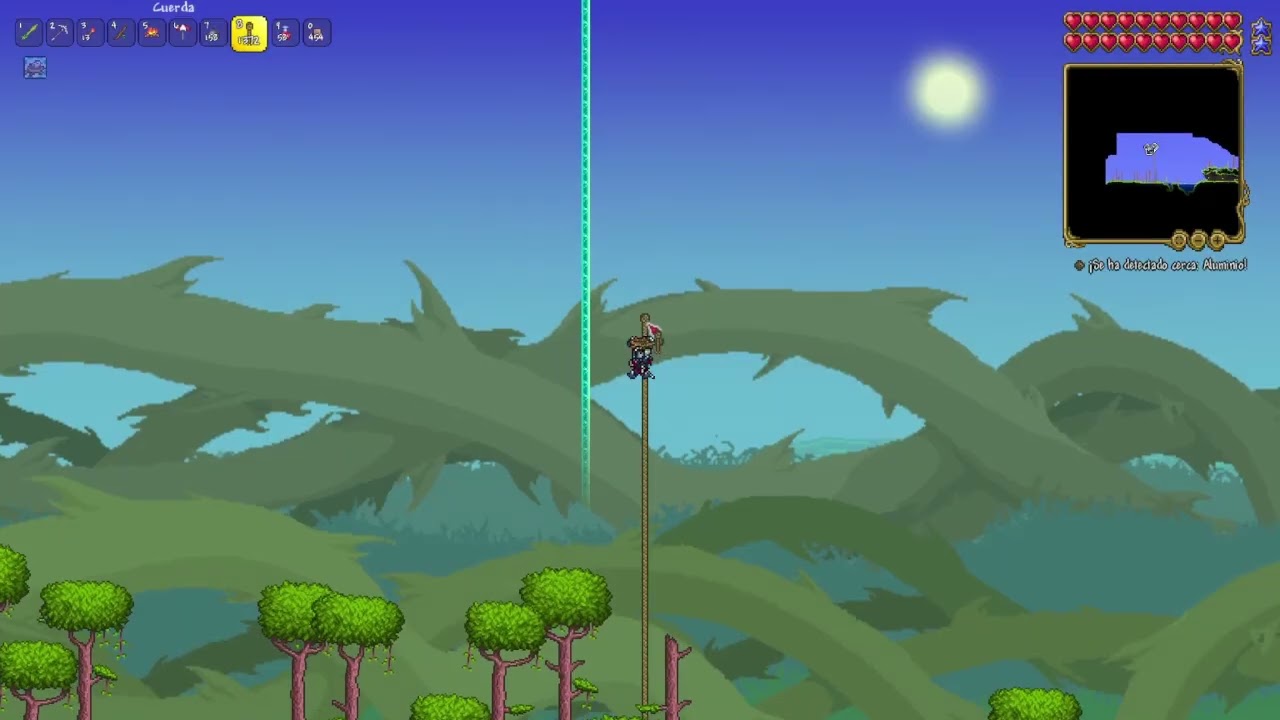 Gameplay - Terraria - Parte 4 - devorador de mundos, inframundo y ejercito de duendes