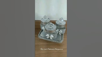 Kit Organizador Feito com Reciclagem ♥️✨ #artesanato #diy #craft