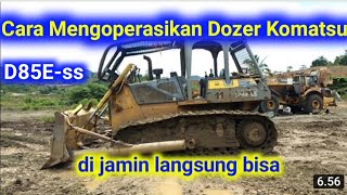 cara mengoperasikan dozer