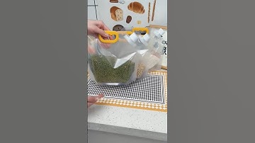 Túi đựng ngũ cốc có tay cầm và nắp đậy #giadungtienich #foodie