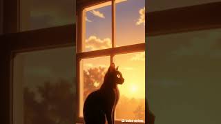 Cat In Den Sunset Cinematic Aesthetic Short
