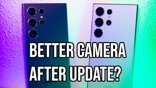 Samsung Galaxy S24 Ultra Camera Comparison Before And After The Update!