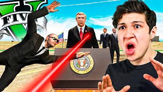 SALVANDO al PRESIDENTE en GTA 5! 👨‍💼🔫 (Mods)