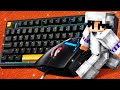 SMOOTH Keyboard + Mouse ASMR Sounds | mineberry Bedwars#minecraftprank