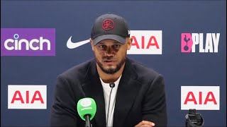 RELEGATED! Spurs 2-1 Burnley Vincent Kompany Press Conference | Tottenham Hotspur Stadium THFC