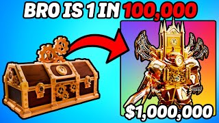 Opening 10,000 Time Crates To Get the UPGRADED TITAN CLOCKMAN! PT 1/2 (Toilet Tower Defense)
